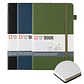 LIBRETA SKETCHBOOK SAKURA CON CUADROS 13X21 CM NEGRO  - Miniatura 5