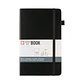 LIBRETA SKETCHBOOK SAKURA CON CUADROS 13X21 CM NEGRO  - Miniatura 1
