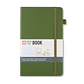 LIBRETA SKETCHBOOK SAKURA CUADROS 13X21 CM VERDE PINO  - Miniatura 1