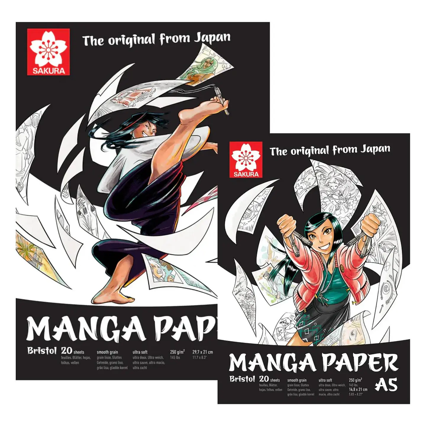 SAKURA BLOCK MANGA BRISTOL PAPER A5  7