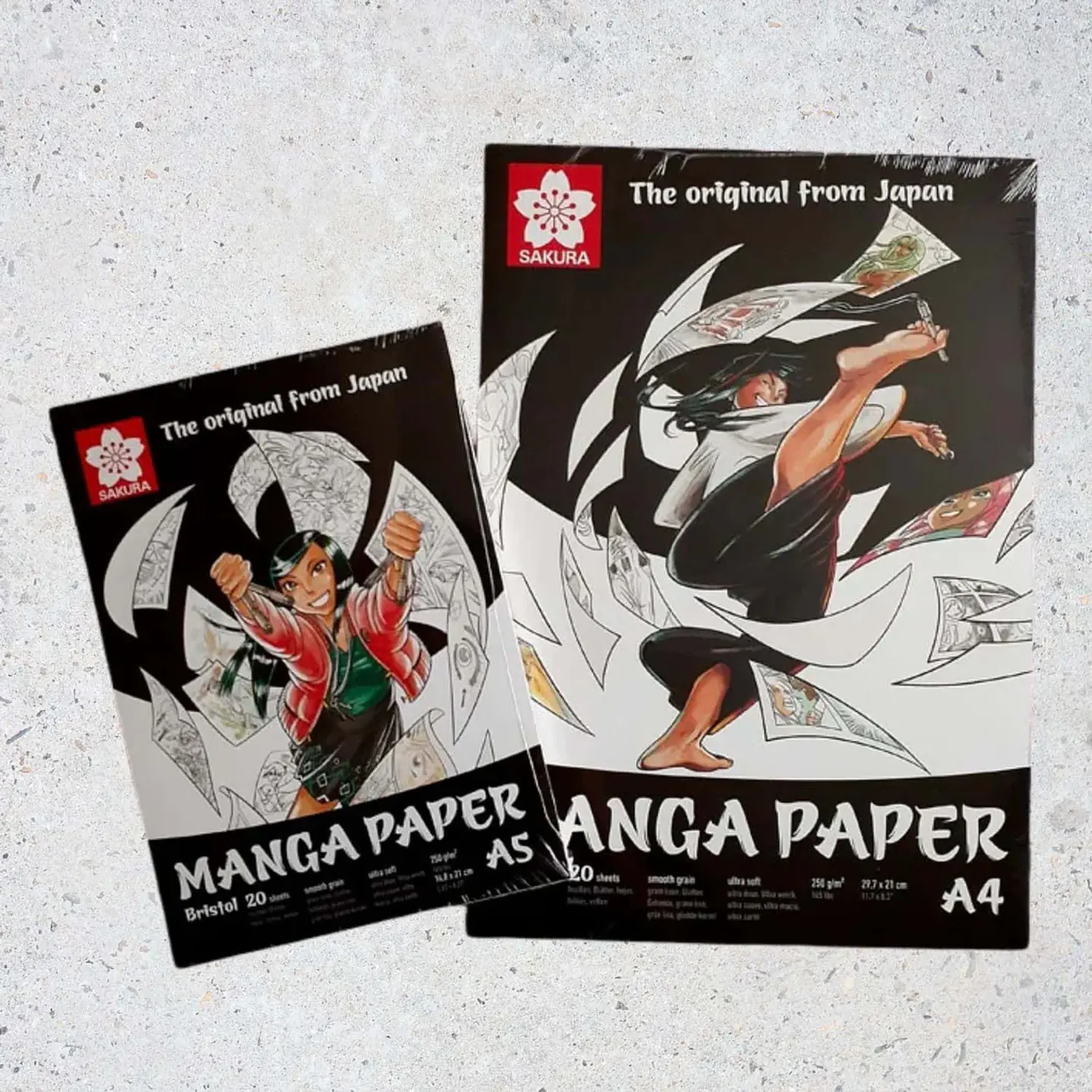 SAKURA BLOCK PARA MANGA BRISTOL PAPER A4 6