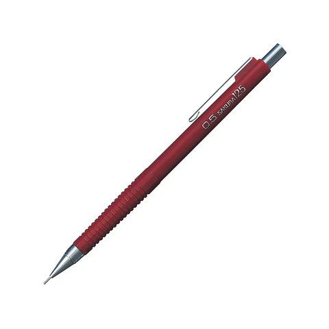 PORTAMINA PROFESIONAL CON AMORTIGUACIÓN SAKURA 0.5MM ROJO 