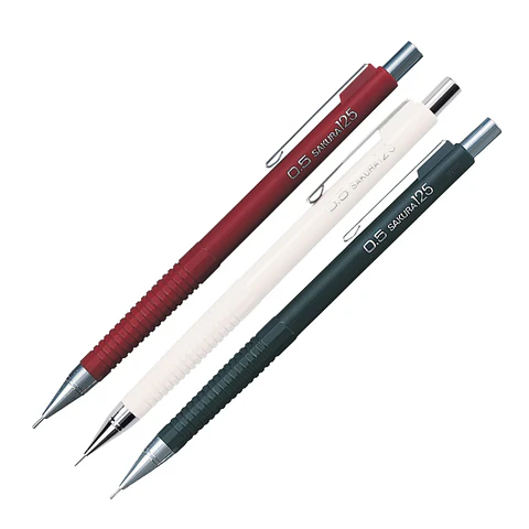 PORTAMINA PROFESIONAL CON AMORTIGUACIÓN SAKURA 0.5MM ROJO 
