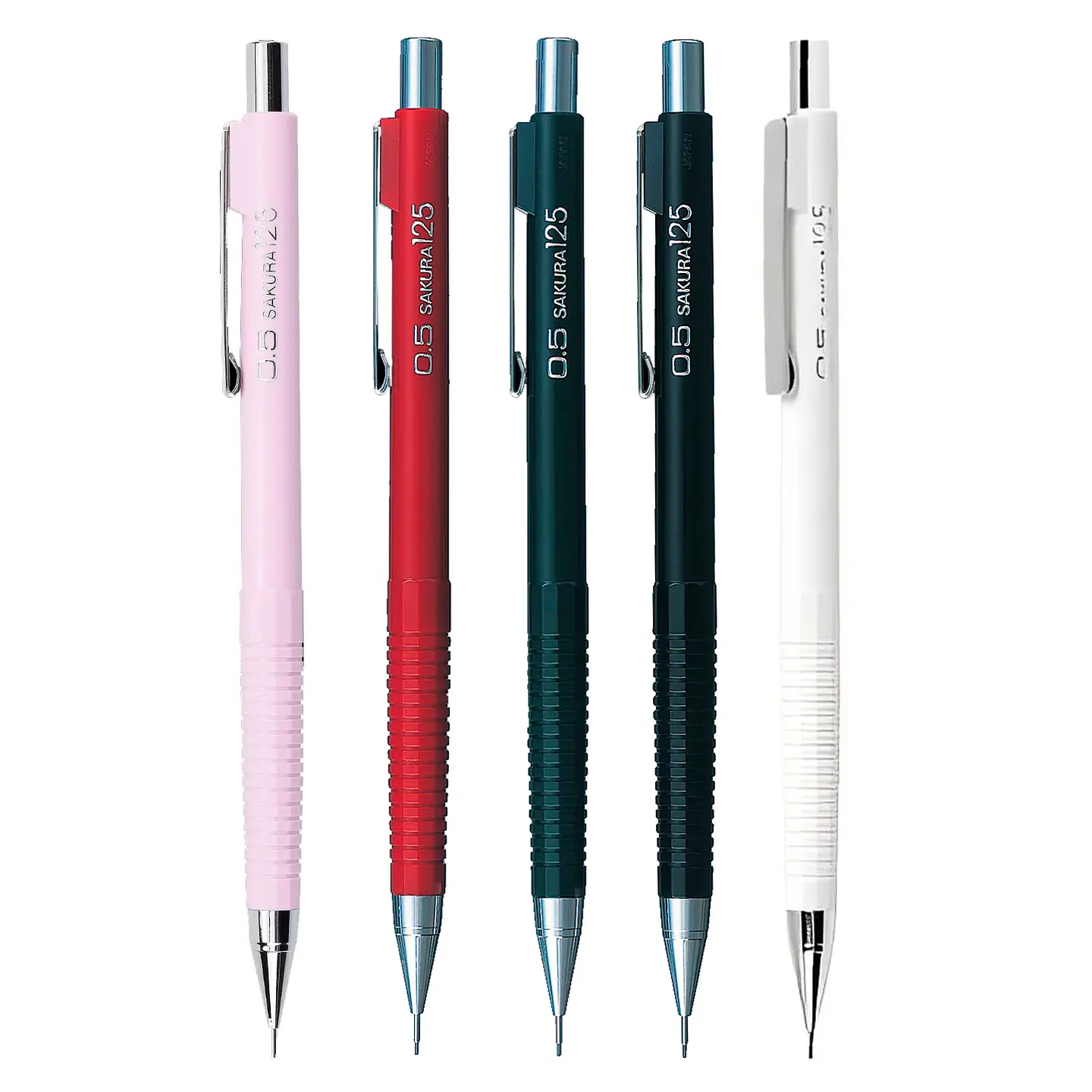 PORTAMINA PROFESIONAL CON AMORTIGUACIÓN SAKURA 0.5MM BLANCO  2
