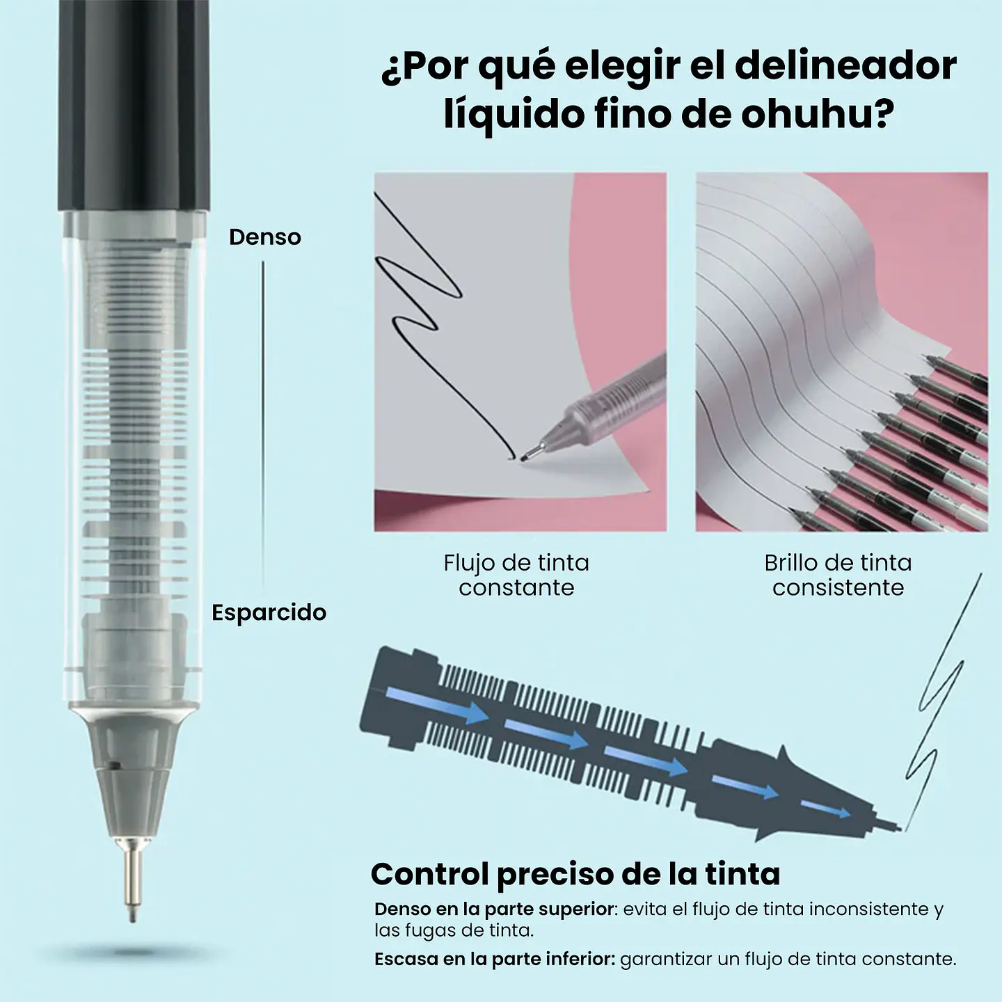 OHUHU KOHALA TIRALINEAS DE PUNTAS VARIADAS PAQUETE DE 9 4