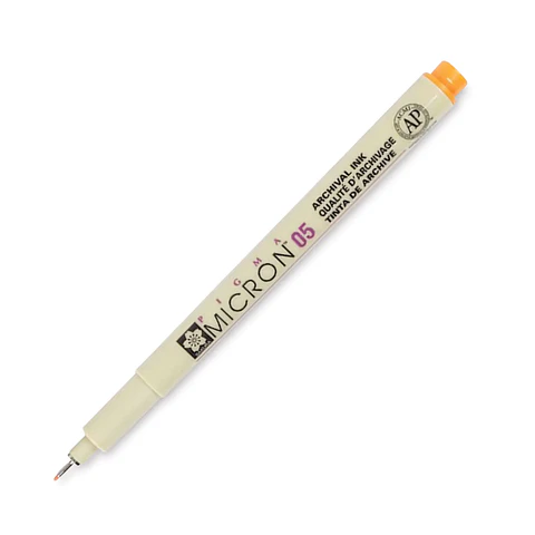 TIRALÍNEA PIGMA MICRON SAKURA 0.5MM AMARILLO 