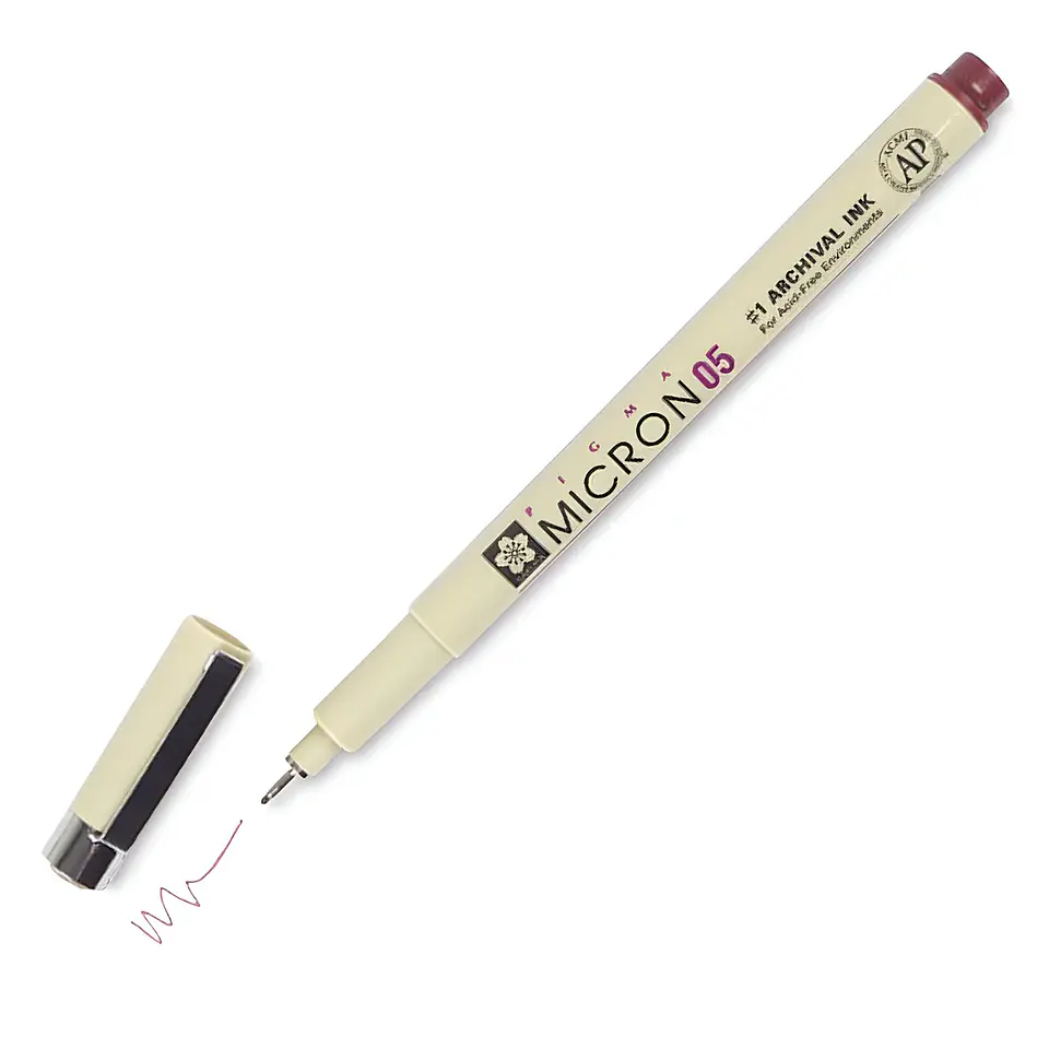 TIRALÍNEA PIGMA MICRON SAKURA 0.5MM BORGOÑA  1