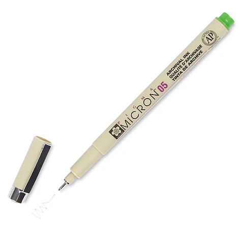 TIRALÍNEA PIGMA MICRON SAKURA 0.5MM VERDE CLARO 