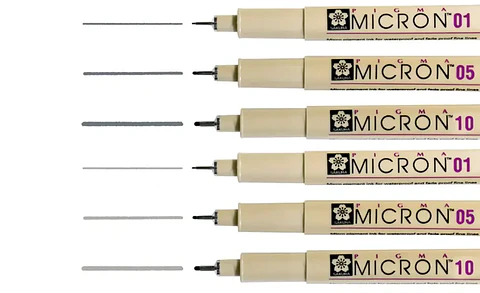 TIRALÍNEA PIGMA MICRON SAKURA 0.5MM GRIS FRIO CLARO 