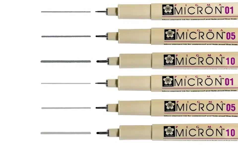 TIRALÍNEA PIGMA MICRON SAKURA 0.5MM GRIS FRIO CLARO  2