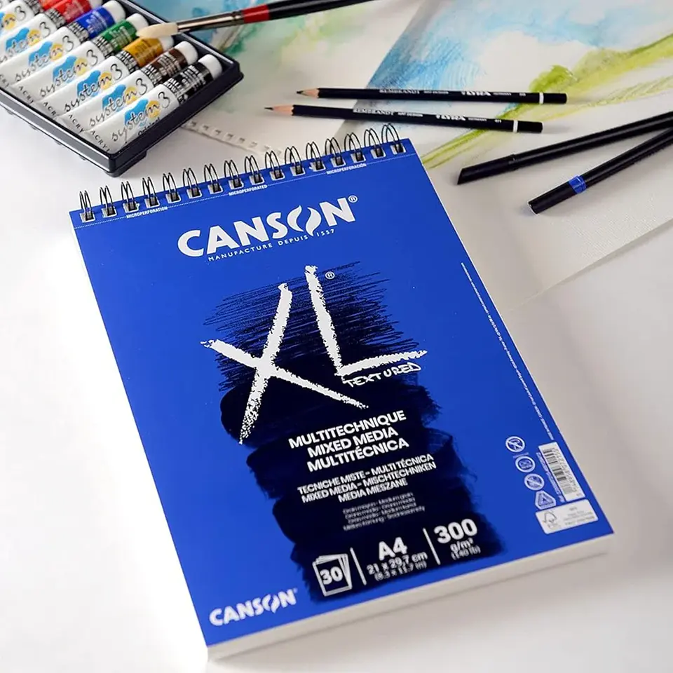 CANSON CROQUERA XL MIX MEDIA A5 14.8X21 CM 15H 300G  2