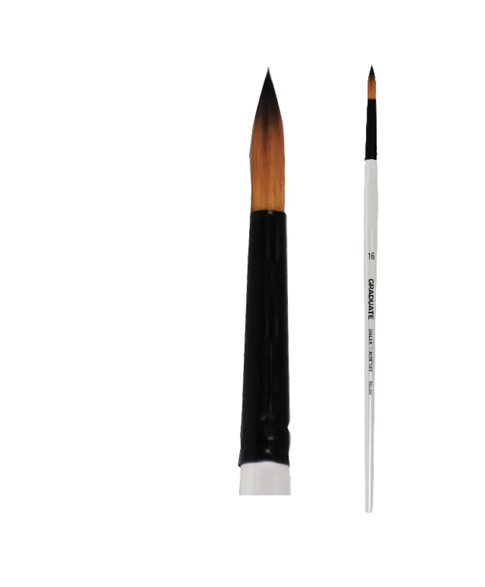 DALER ROWNEY PINCEL GRADUATE SINTÉTICO REDONDO MANGO LARGO #16  1