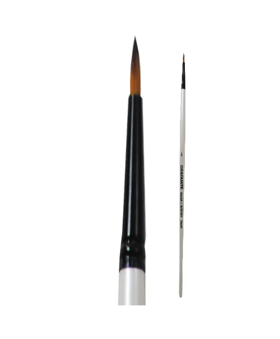 DALER ROWNEY PINCEL GRADUATE SINTÉTICO REDONDO MANGO LARGO #4  1
