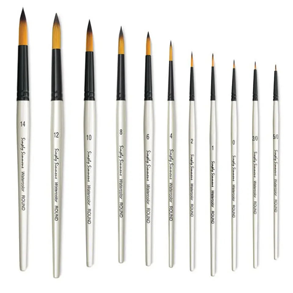 DALER ROWNEY PINCEL GRADUATE SINTÉTICO PLANO MANGO LARGO #6  4
