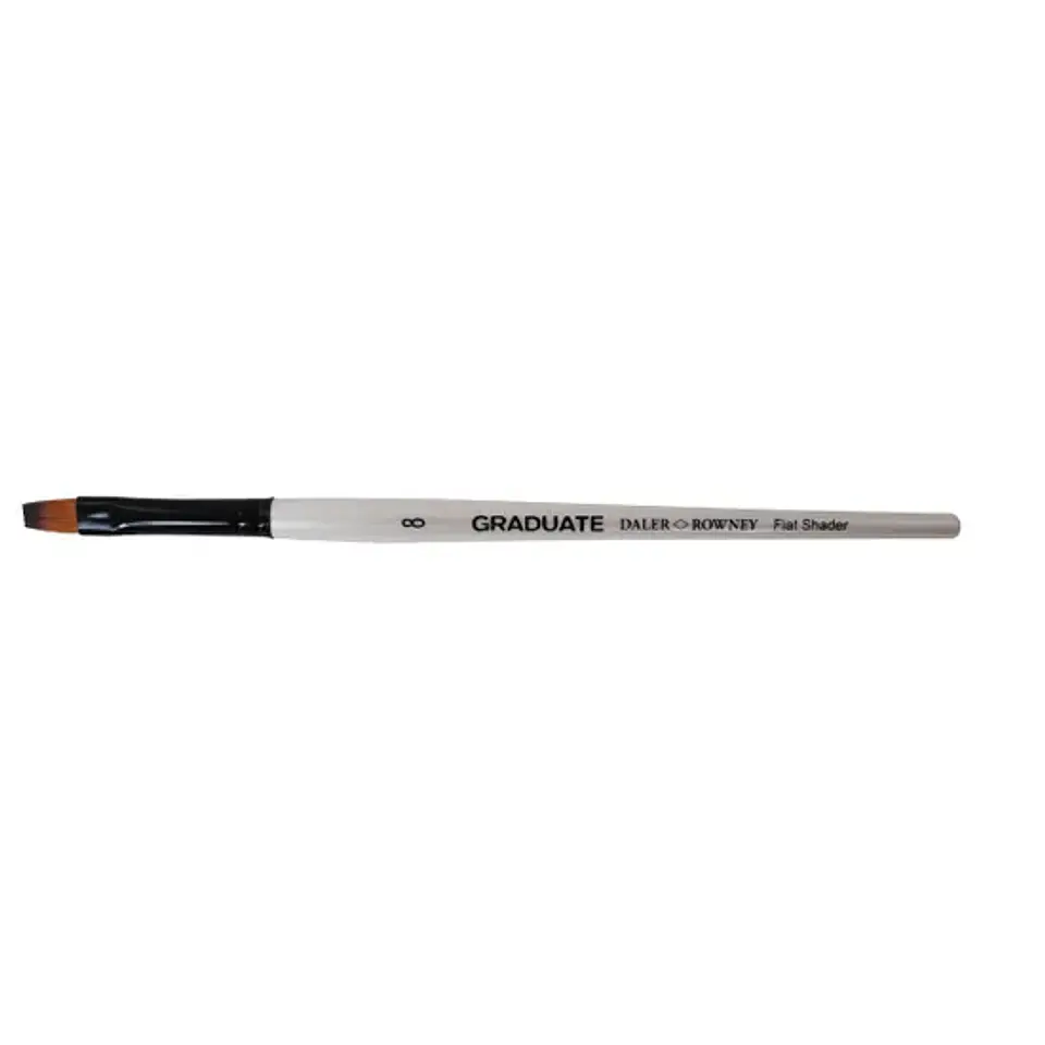 DALER ROWNEY PINCEL GRADUATE SINTÉTICO SOMBREADOR MANGO CORTO#8  2