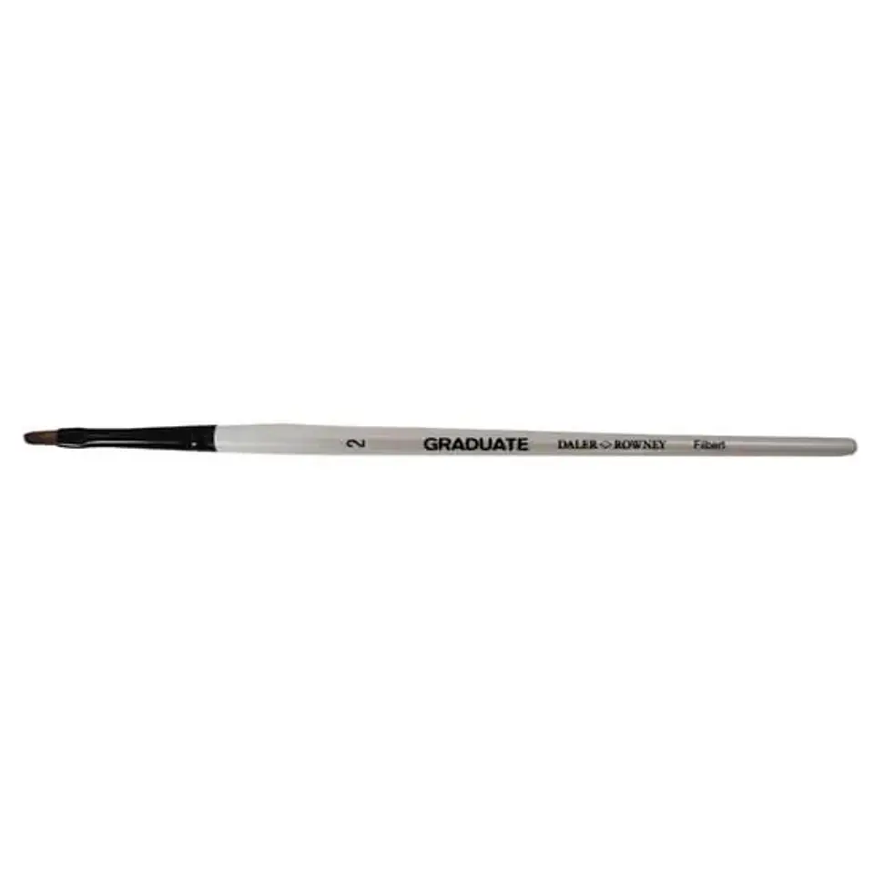 DALER ROWNEY PINCEL GRADUATE SINTÉTICO LENGUA DE GATO MANGO CORTO#2  1