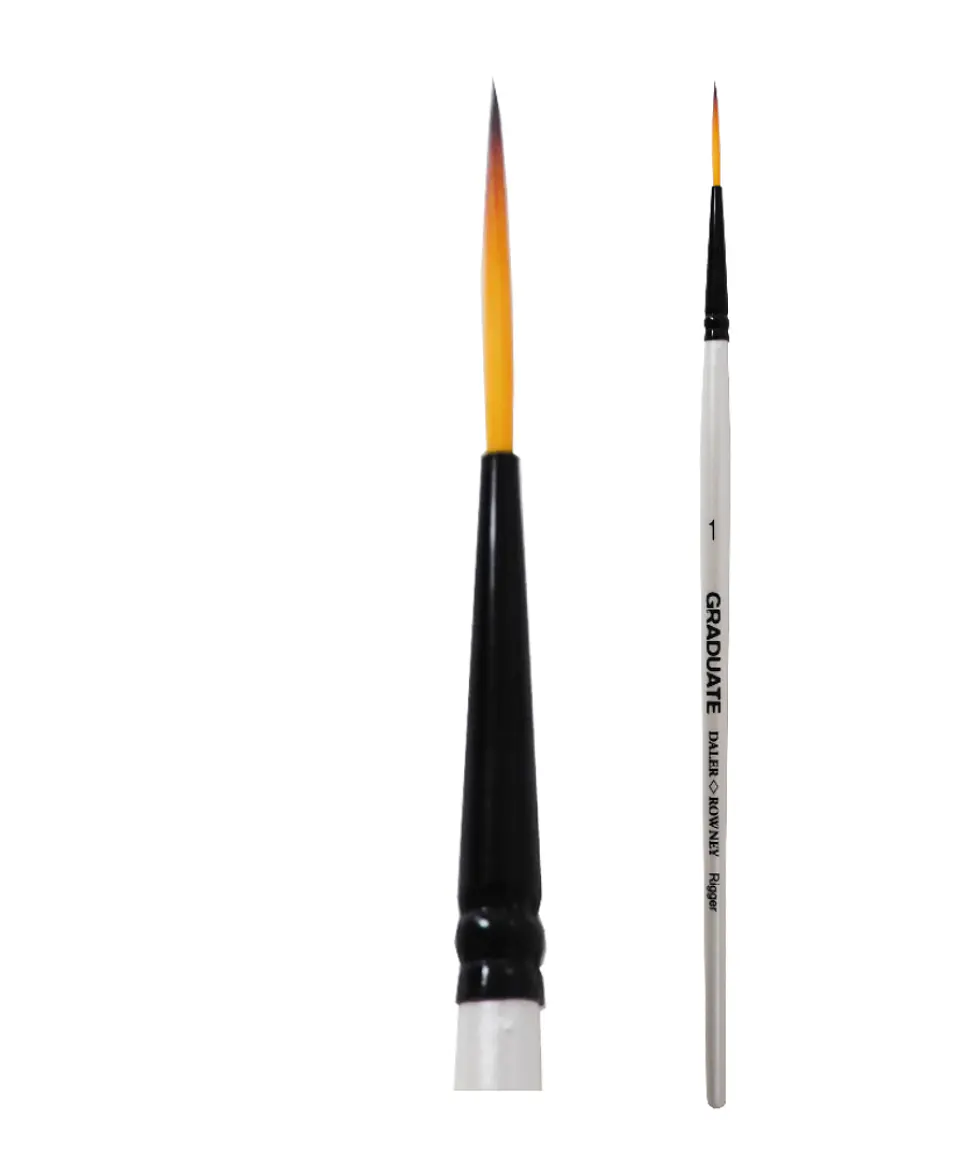 DALER ROWNEY PINCEL GRADUATE SINTÉTICO TRAZO LARGO MANGO CORTO #1  1