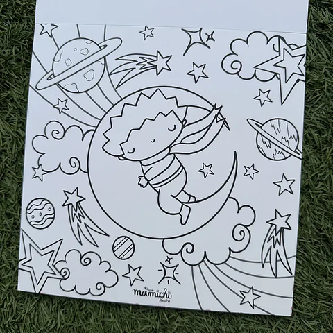 BLOCK PARA COLOREAR ESTRELLADO EL PEQUEÑO PRINCIPE 