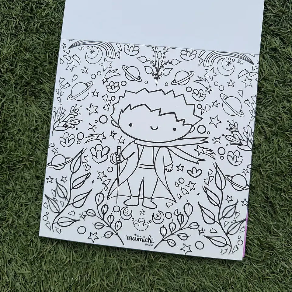 BLOCK PARA COLOREAR ESTRELLADO EL PEQUEÑO PRINCIPE  3