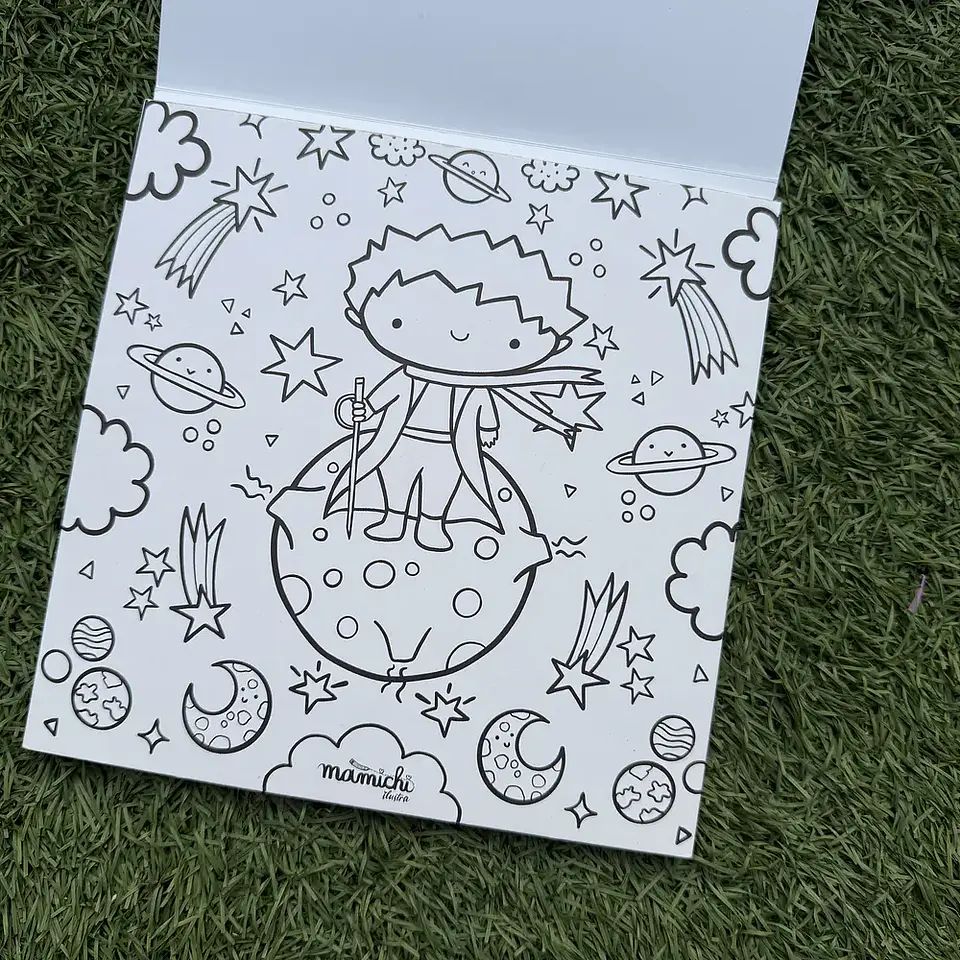 BLOCK PARA COLOREAR ESTRELLADO EL PEQUEÑO PRINCIPE  4