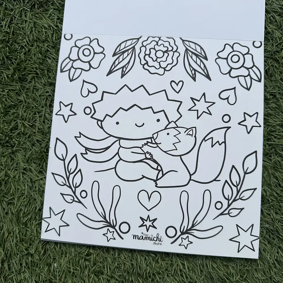 BLOCK PARA COLOREAR LO HICE MI AMIGO EL PEQUEÑO PRINCIPE  2
