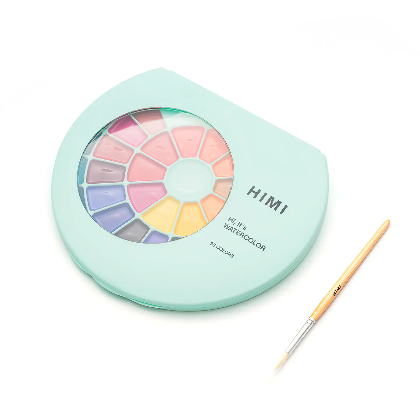 HIMI SET DE PINTURA SEMI HUMEDAD 38 COLORES  2