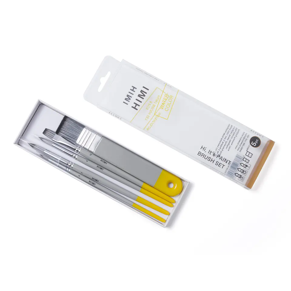 HIMI 5 PCS WATERCOLOR BRUSH SET  4