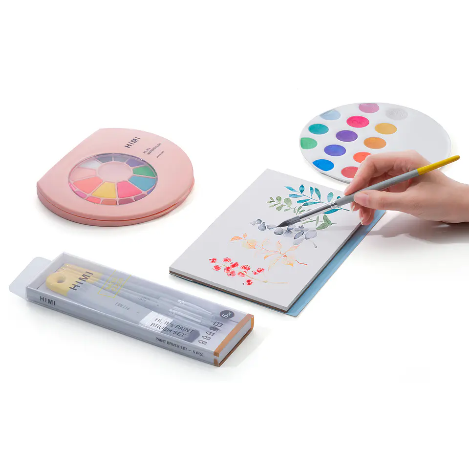 HIMI 5 PCS WATERCOLOR BRUSH SET  6