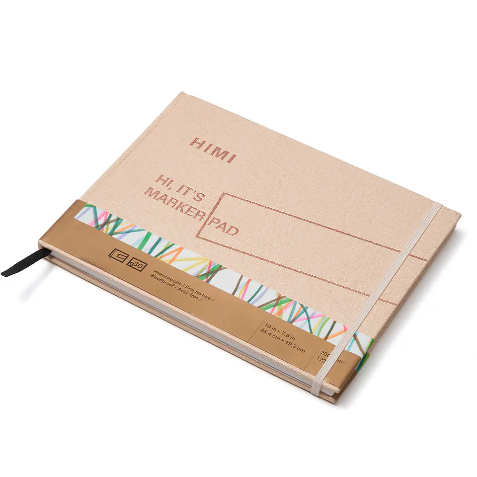 HIMI PAPER PAD MARKER (25.4 x 19.3 CM) 220 G 30 SHEETS  6