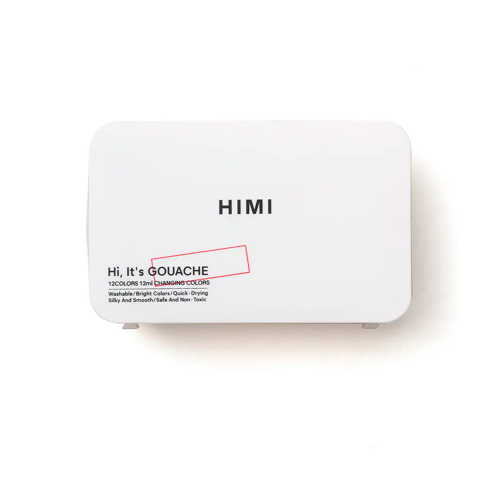 HIMI SET DE GOUACHE 12 COLORES 12ML 5