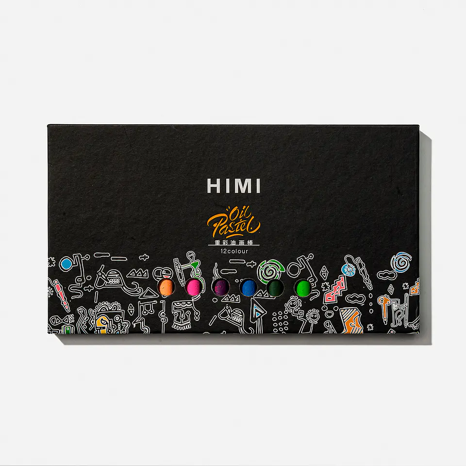 HIMI OIL PASTEL 12 COLORS  1