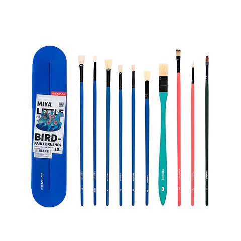 MIYA SET DE 10 PINCELES MULTIFORMA BLUE 