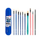 MIYA SET DE 10 PINCELES MULTIFORMA BLUE  - Miniatura 1