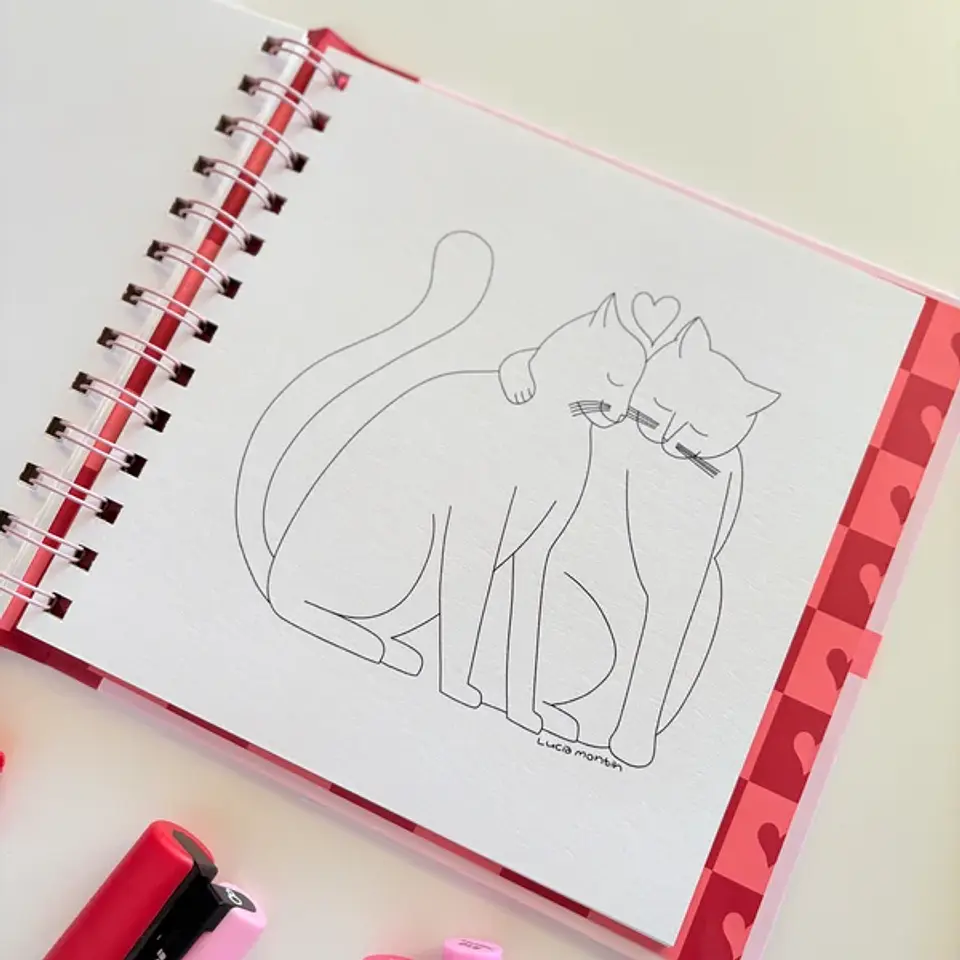 JUST LOVE LIBRO PARA COLOREAR  9