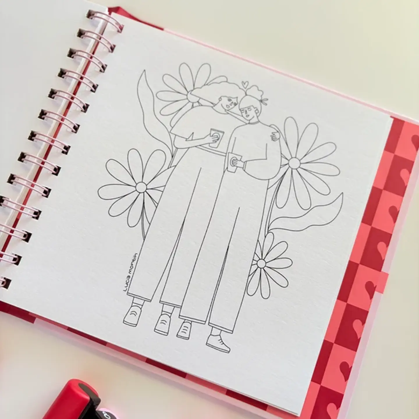 JUST LOVE LIBRO PARA COLOREAR  12