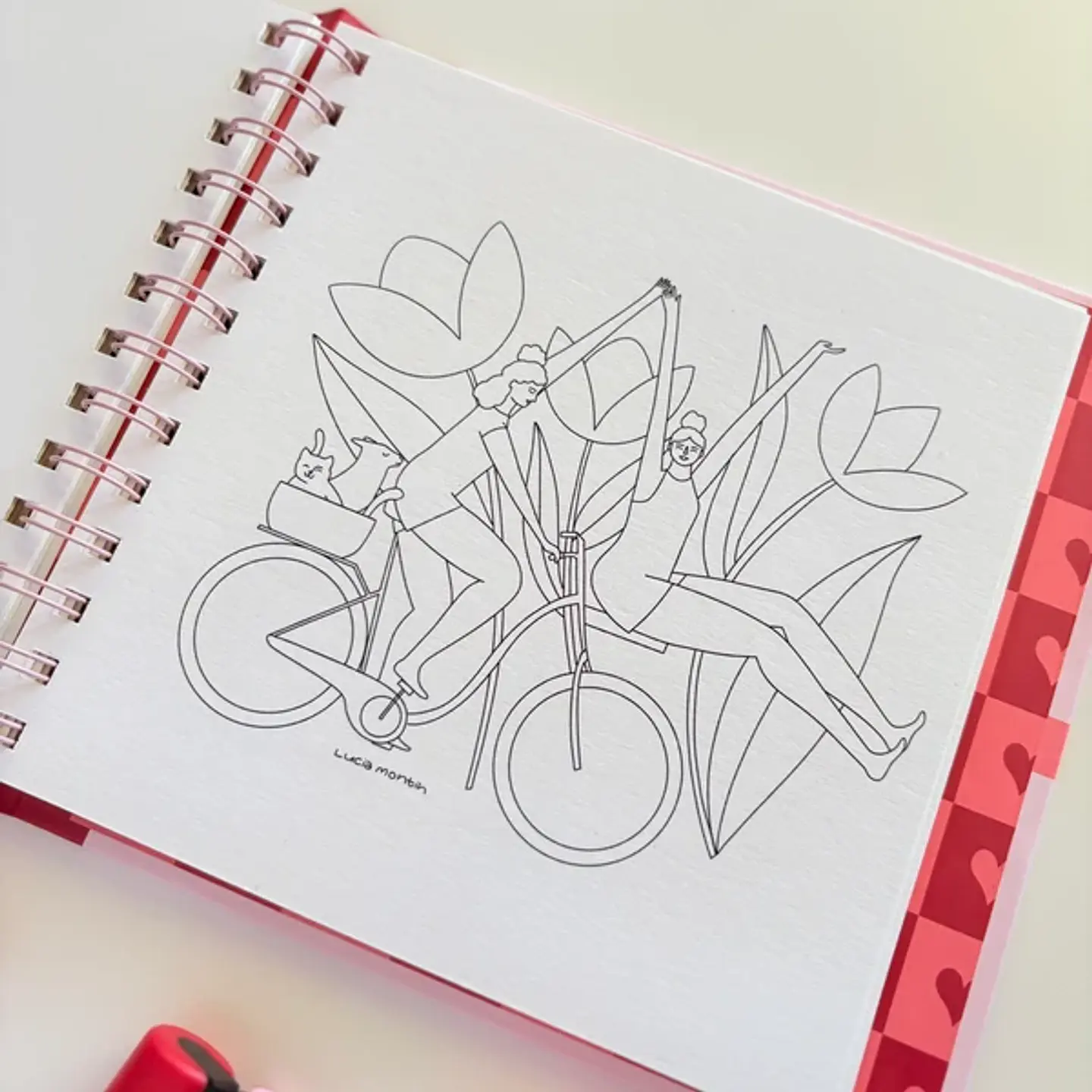 JUST LOVE LIBRO PARA COLOREAR  13