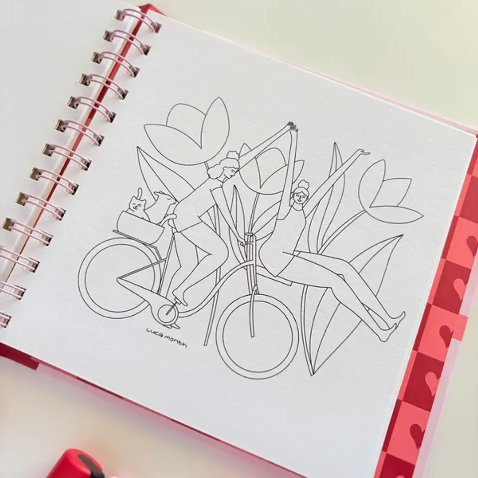 JUST LOVE LIBRO PARA COLOREAR  13