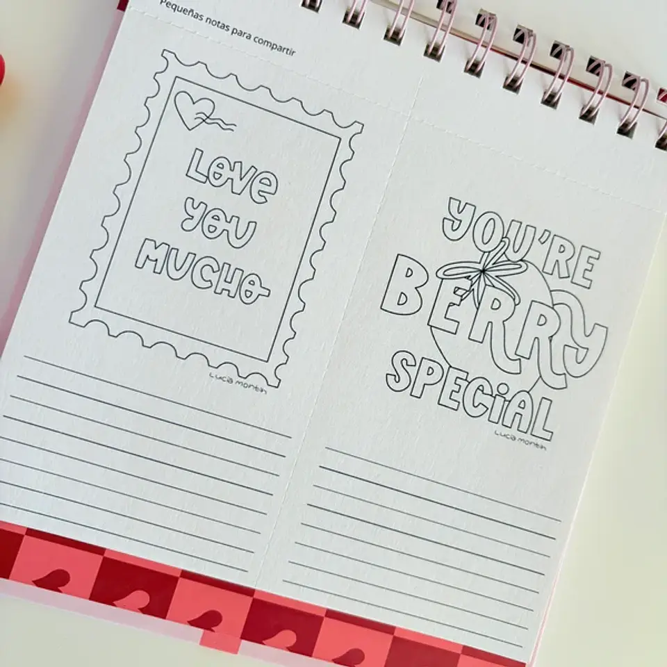 JUST LOVE LIBRO PARA COLOREAR  4