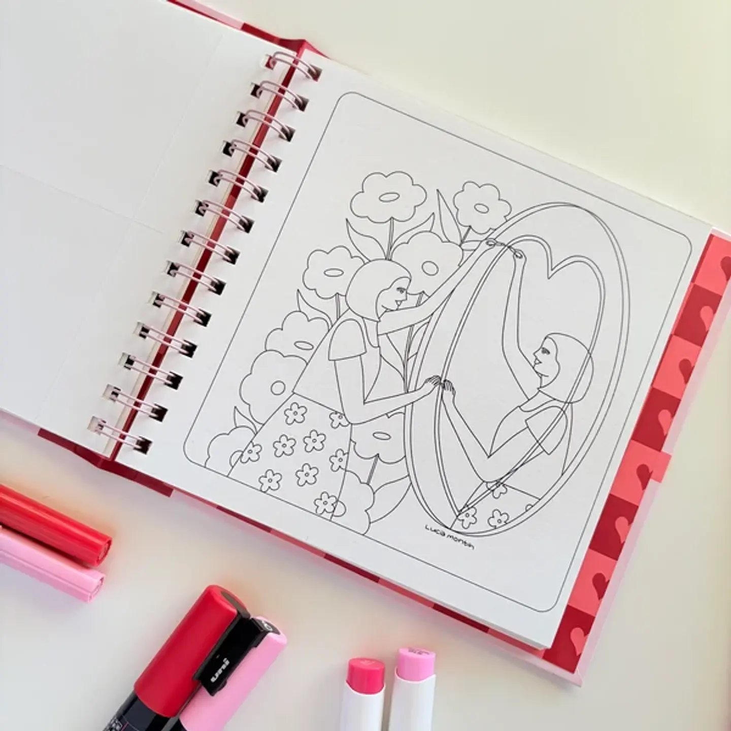 JUST LOVE LIBRO PARA COLOREAR  16