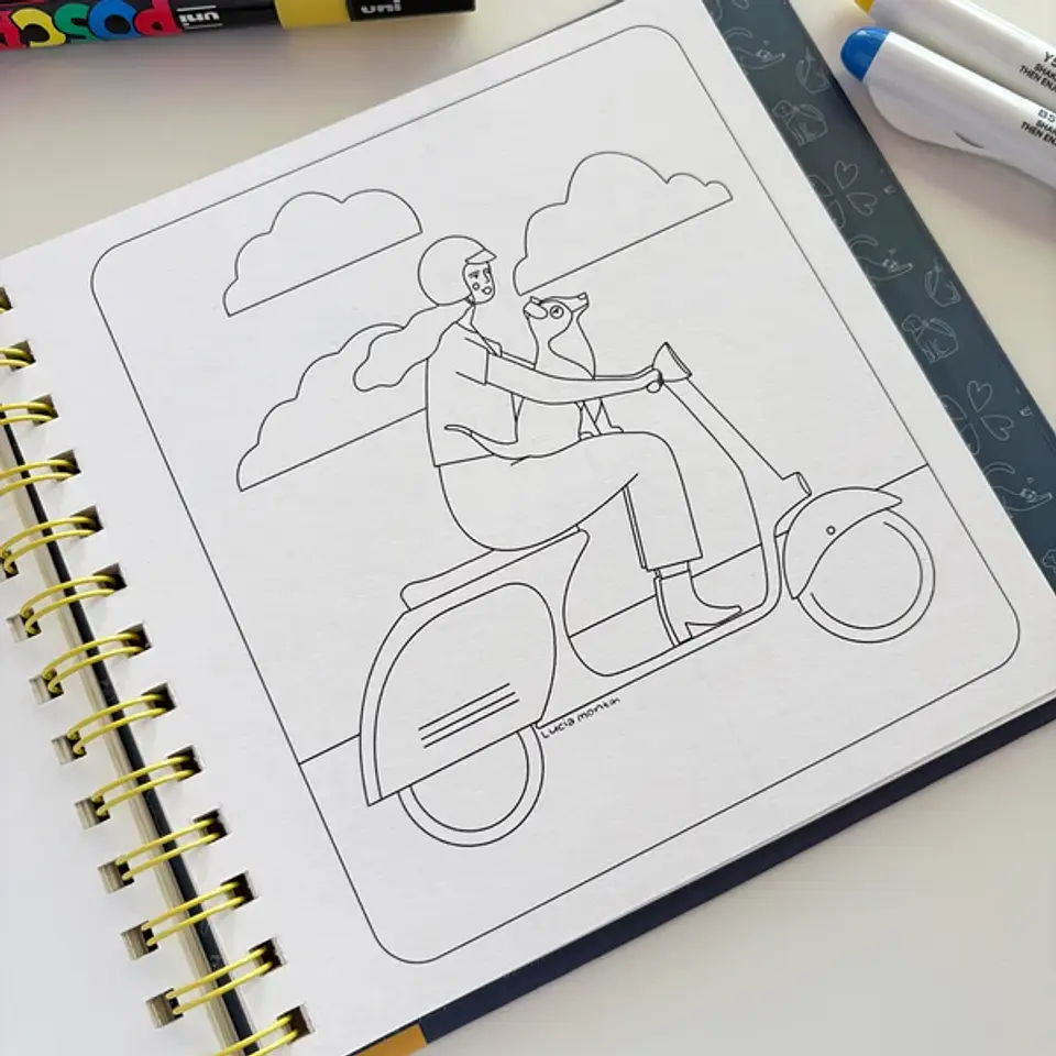 MINDFUL FRIENDS LIBRO PARA COLOREAR VERSIÓN POCKET  5
