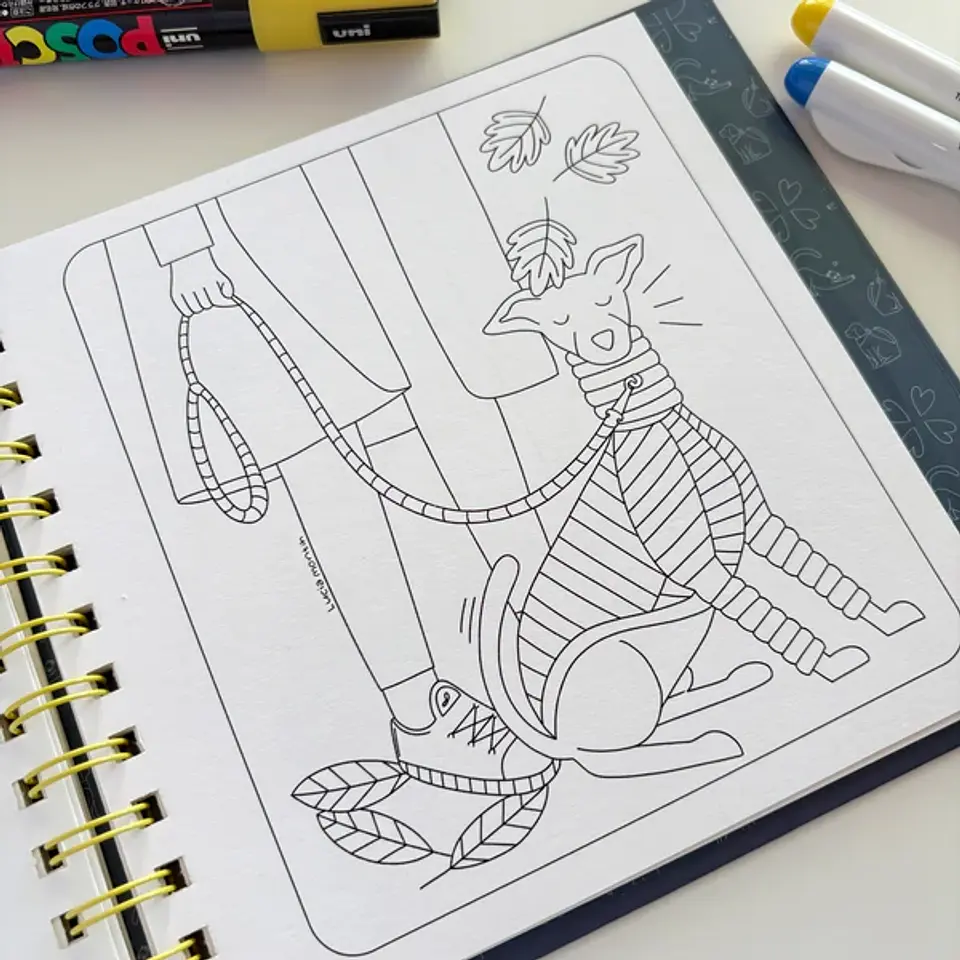 MINDFUL FRIENDS LIBRO PARA COLOREAR VERSIÓN POCKET  6