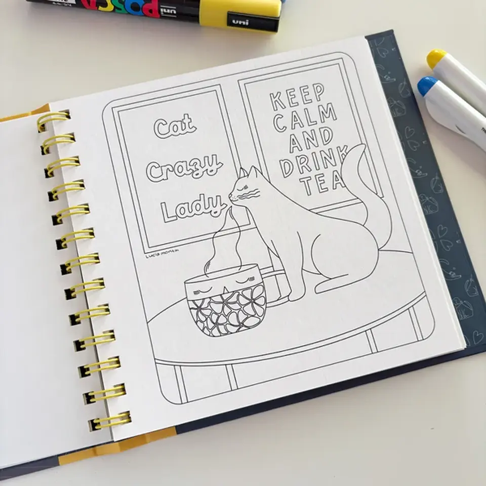MINDFUL FRIENDS LIBRO PARA COLOREAR VERSIÓN POCKET  8