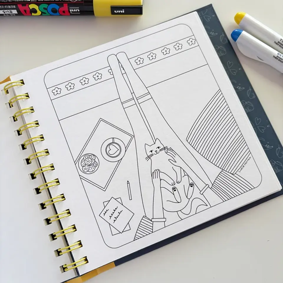 MINDFUL FRIENDS LIBRO PARA COLOREAR VERSIÓN POCKET  13