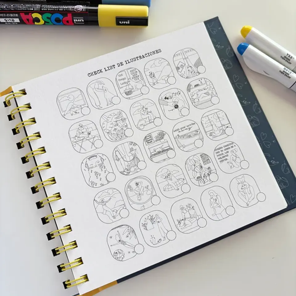 MINDFUL FRIENDS LIBRO PARA COLOREAR VERSIÓN POCKET  14