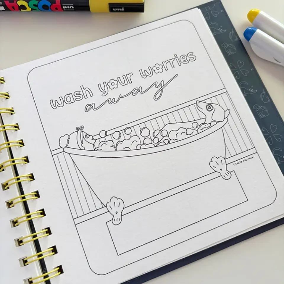MINDFUL FRIENDS LIBRO PARA COLOREAR VERSIÓN POCKET  15