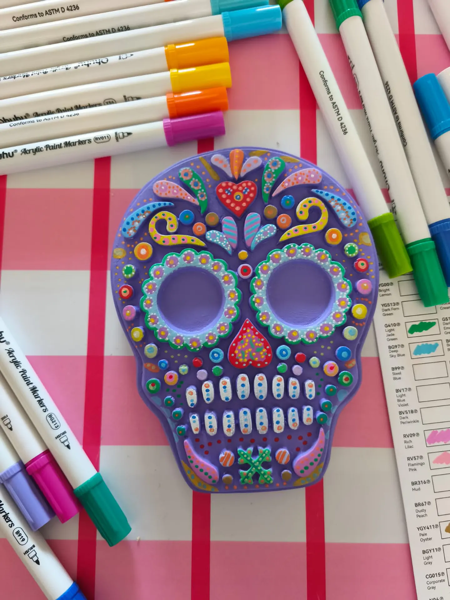 TALLER PINTA UNA CATRINA O CALACA EN YESO HALLOWEEN 1