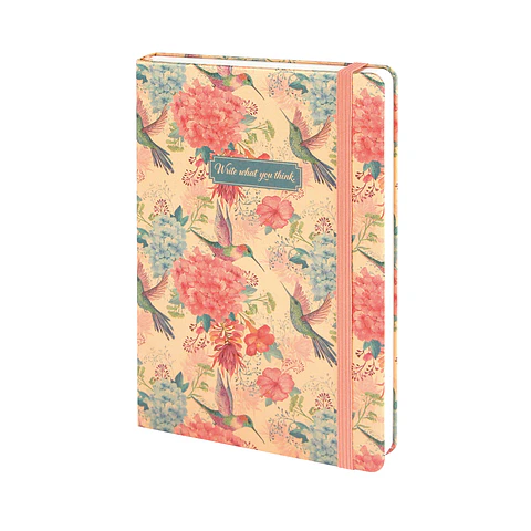 PACK CUADERNO A6 WETLOTE TAPA DURA FLORES PAPEL LISO