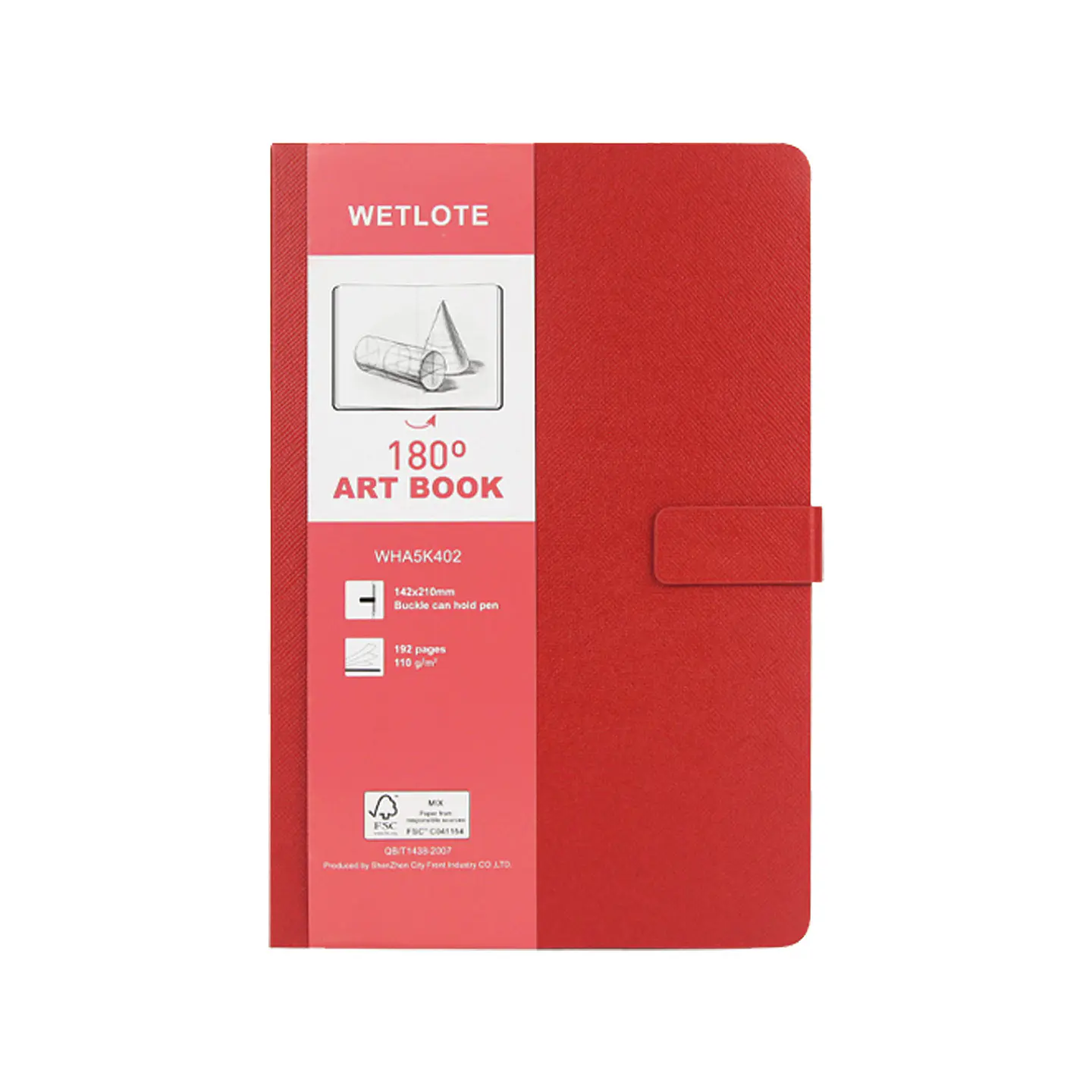 CUADERNO DE BOCETOS WETLOTE A5 RED CON TAPA DURA 1