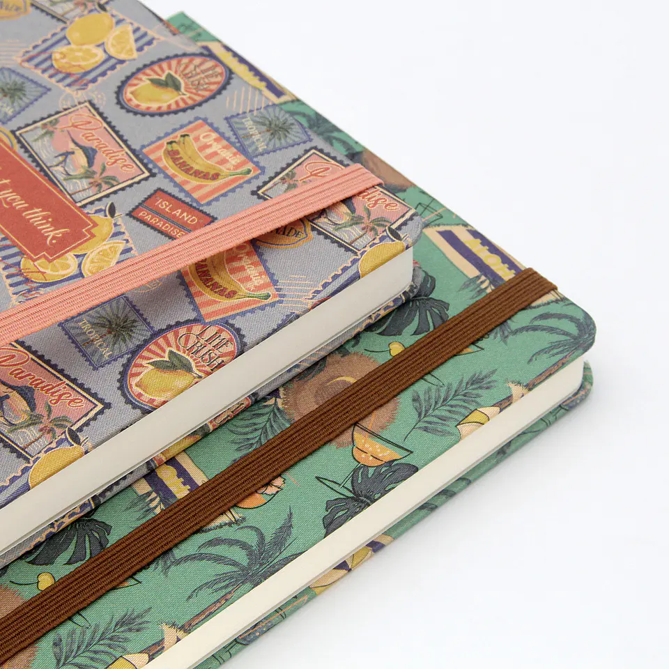 CUADERNO A5 WETLOTE DE TAPA DURA VERANO PAPEL LINEAS  5