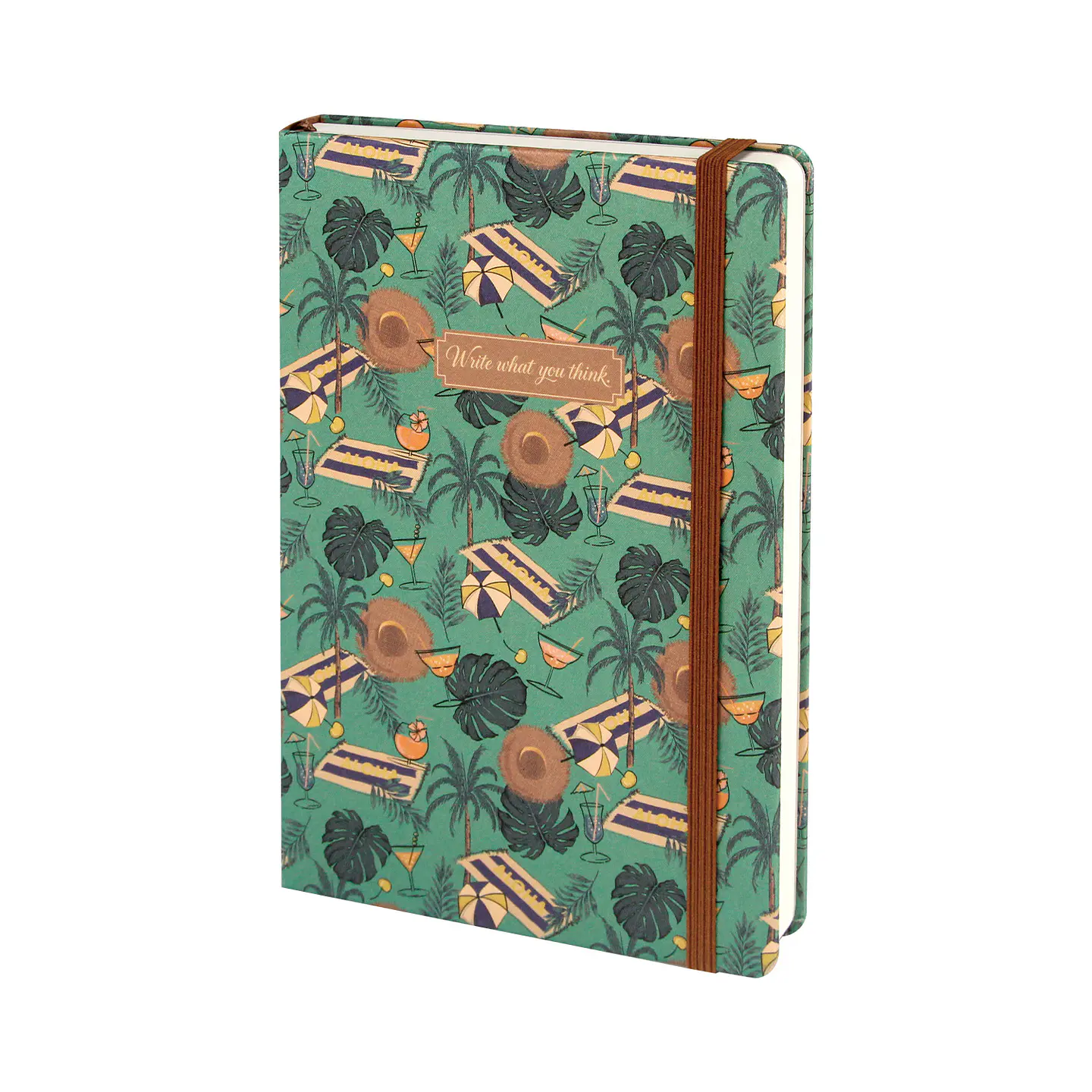 CUADERNO A5 WETLOTE DE TAPA DURA VERANO PAPEL LISO 1
